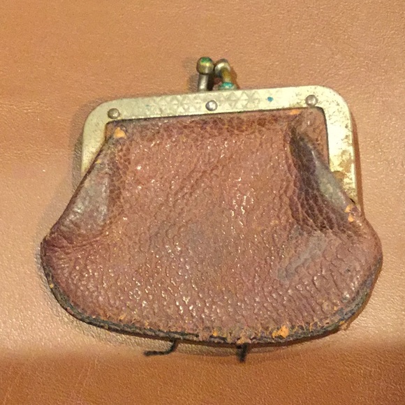 Accessories - Vintage antique collector coin holder primitive